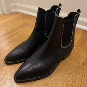 Coach Bowery Studded Ankle Bootie